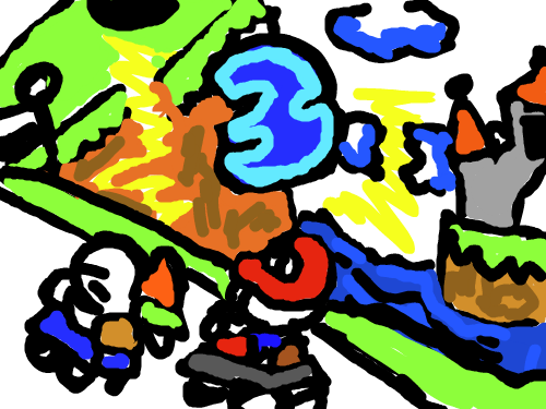 마리오카트 : ㄴㅁㅇㅁㄹ 스케치판 ,sketchpan