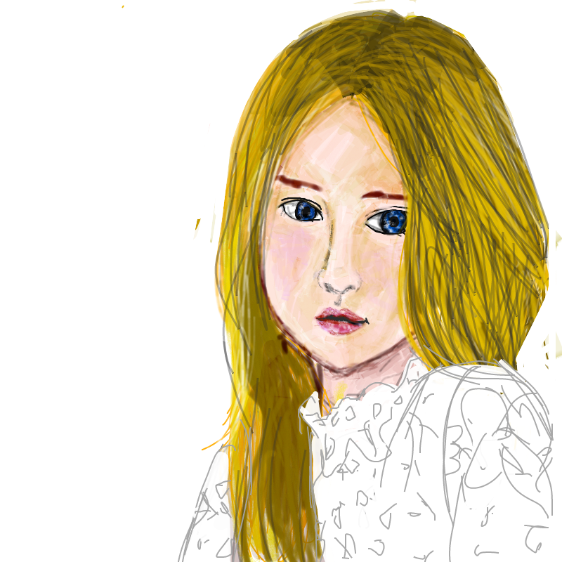 어떤 여자.. : 어떤 여자아이 스케치판 ,sketchpan