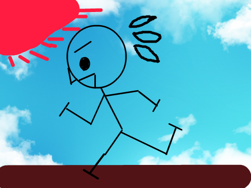 힘든 달리기 : 멋진 달리기 스케치판 ,sketchpan