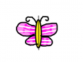 나비 : 나비를 그린 것 스케치판 ,sketchpan