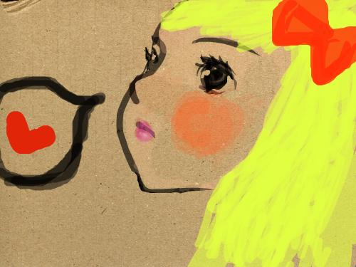 노랑머리 : ㄹㅇㅇ 스케치판 ,sketchpan