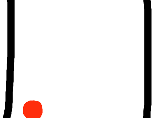 sploosh : a random red ball bouncing...? :D 스케치판 ,sketchpan