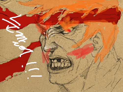 불꽃머리 : ㅋㅋ재밌는거 스케치판 ,sketchpan