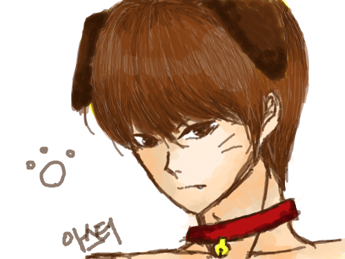 멍멍이 중셉 : 뫙뫙.. 스케치판 ,sketchpan