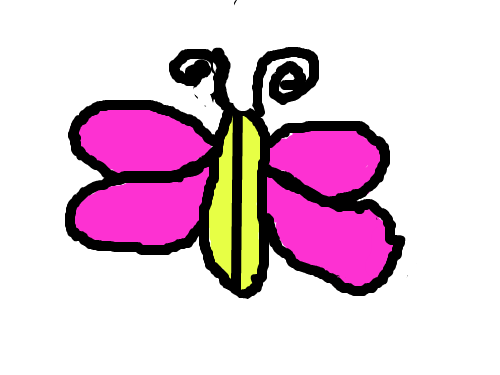 나비 : 빛나는 나비 스케치판 ,sketchpan