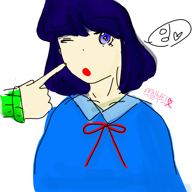좀 수정했.. : 좀 수정했어용 스케치판 ,sketchpan