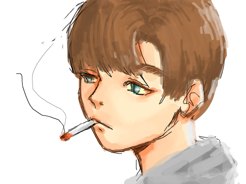 담배꼬라무는색기;; : ㅋㅋㅋㅋ 스케치판 ,sketchpan