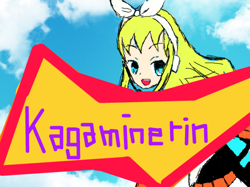kagamine rin 마크 : mark 스케치판 ,sketchpan