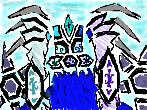 뭘까요??-1 : 한번 그려봤습니다!!로봇(?) 종류인데요^^;;잘 봐주시기 바랍니다! 스케치판 ,sketchpan