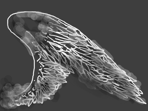 날개...? : 날개는 날개임ㅇㅇ 스케치판 ,sketchpan