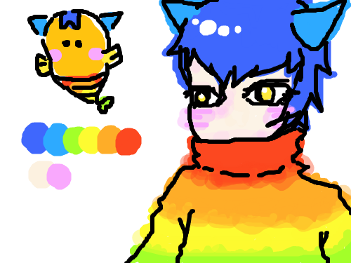 의인화했어여 : 뀽^p^ 스케치판 ,sketchpan