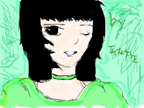 배경과 어울리지 않는 그림.(...이랄까요.) : 뭐...사람부터 시작해서,배경,낙관....어느거 하나 잘된게 없군요..(씁쓸) 스케치판 ,sketchpan