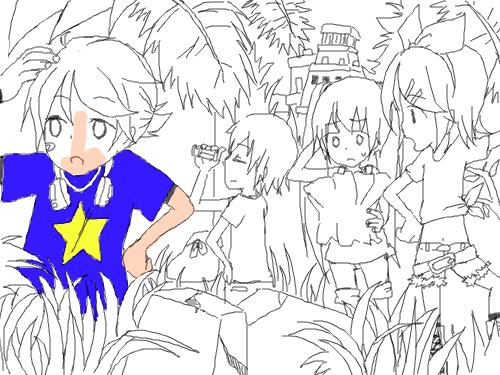 미완성이지만 에쁜게 바주세요 : 저가 여기 들어오지  3일  밖에 안 되서  골드잉크를  뜻이로  만들어 습니다 스케치판 ,sketchpan