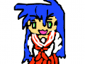 Konata : shes from lucky star! 스케치판 ,sketchpan