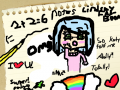 School is out! School note : this is really cute! 스케치판 ,sketchpan