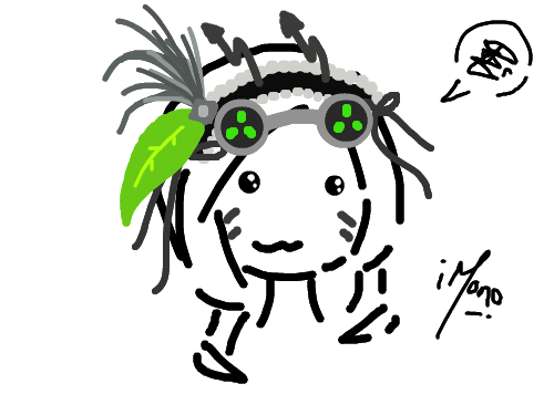 iMono animation : My avatar from Gaiaonline.comAnimated! >w 스케치판 ,sketchpan