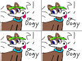 my dogy oc Gif : my dogy oc Gif 스케치판 ,sketchpan
