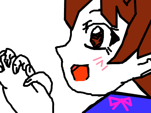 브라운 머리 소녀 : 브라운 머리 소녀를 그려 봤 습니다 스케치판 ,sketchpan