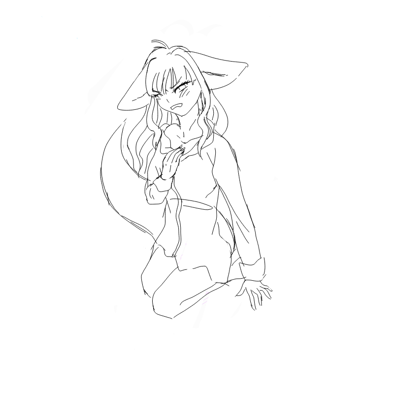 와이셔츠만.. : 와이셔츠만 (원하는 그림이 안나왔다)귀찮우니까 꼬리는 한개! 스케치판 ,sketchpan