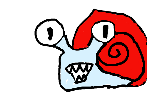 빨간달팽이의 콜드빔 : 더 달팽이스 아이스 브레스 스케치판 ,sketchpan