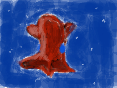 심연의 뱀파이어 : 지옥 흡혈 오징어 스케치판 ,sketchpan