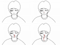 우울하다 : 이상한 코피 스케치판 ,sketchpan