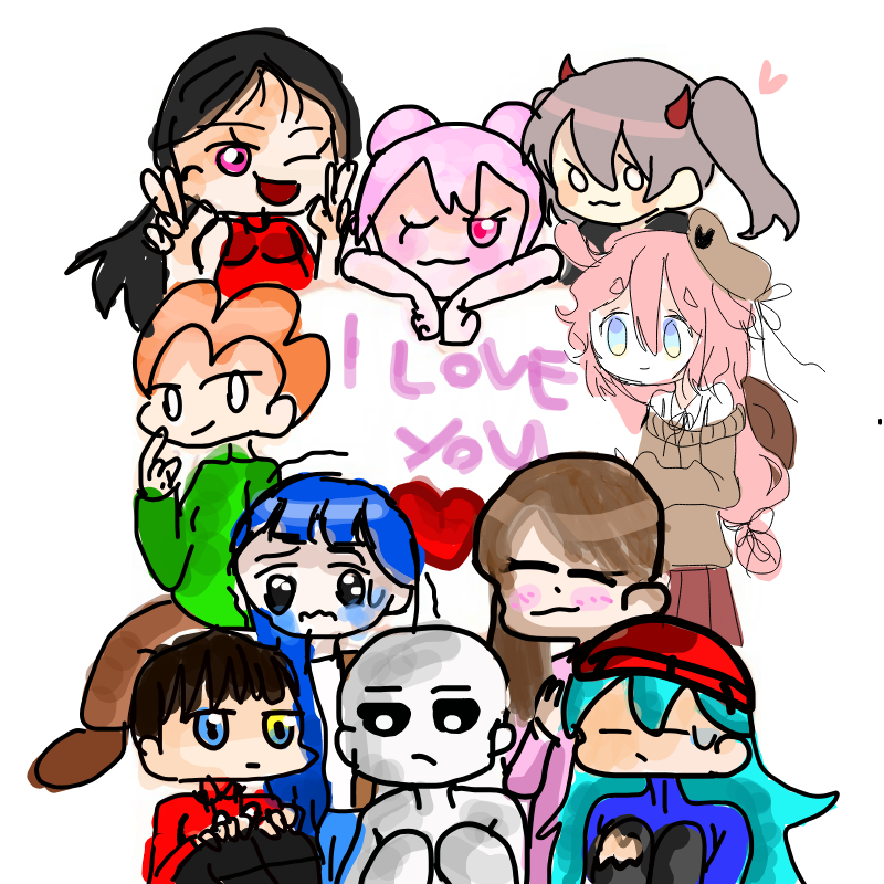 단체 사진.. : 단체 사진222 스케치판 ,sketchpan