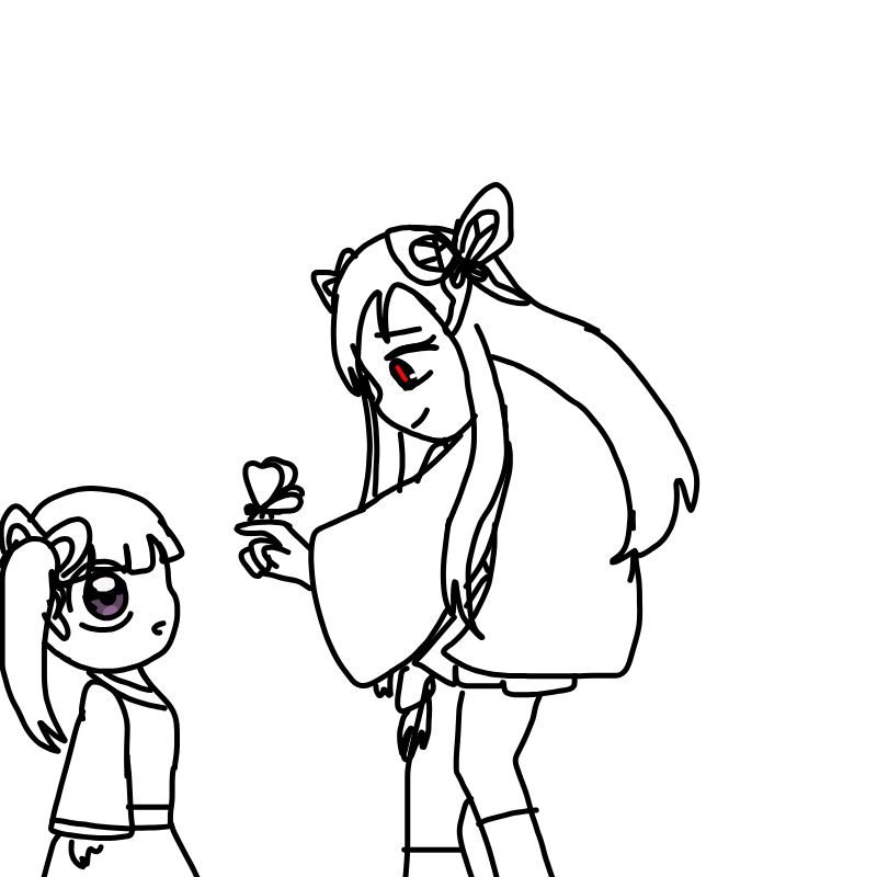 카나오와 .. : 카나오와 카나에를 생각하며 그린그림 스케치판 ,sketchpan