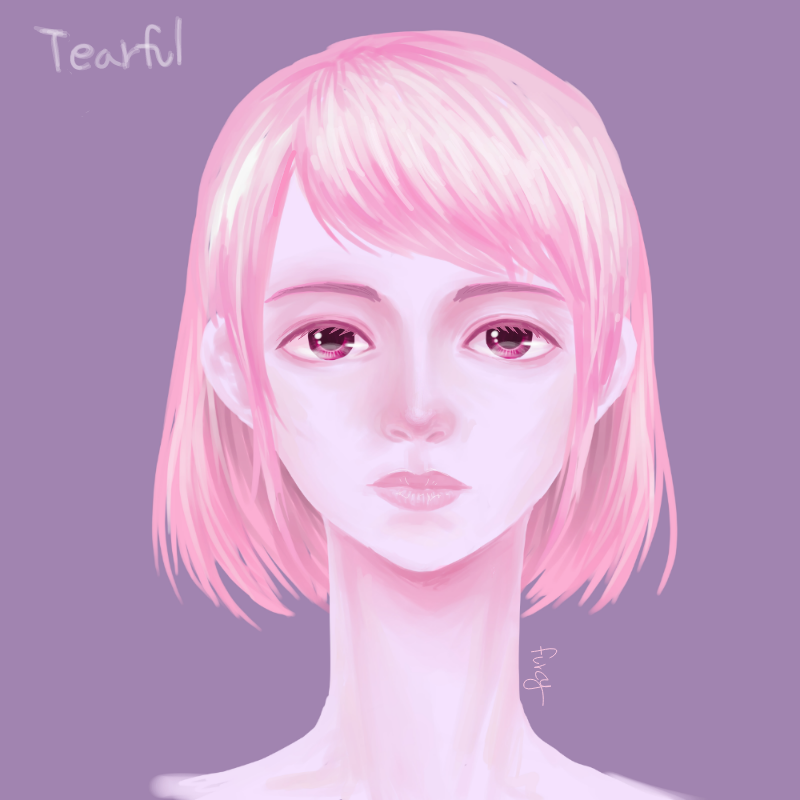 슬픈일이 .. : 슬픈일이 있으면 그림도 감정적으로 변하나 봅니다.
 Tearful : 눈물어린 스케치판 ,sketchpan
