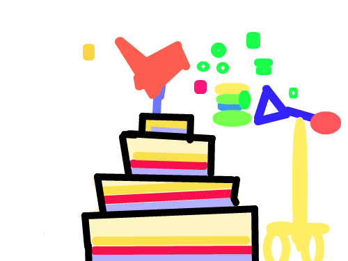 케이크 : 굴포초신지용 스케치판 ,sketchpan