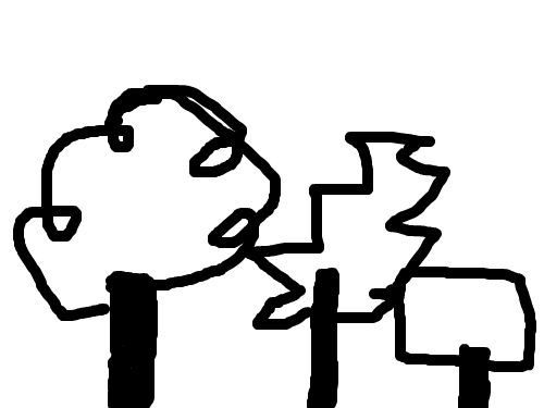 나무 : 굴포초송수환 스케치판 ,sketchpan