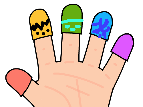 손가락 : 굴포초온채연 스케치판 ,sketchpan