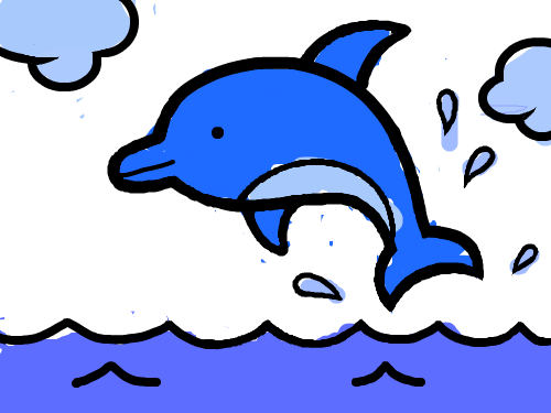 돌고래 : 굴포초김선영 스케치판 ,sketchpan