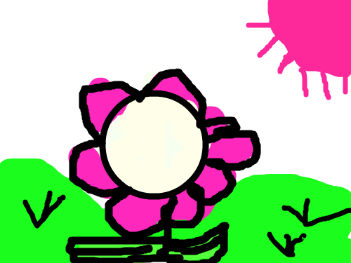 아름다운  꽃 : 굴포초김선영 스케치판 ,sketchpan