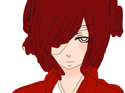 적룡 의인화 : ^ㅛ^? 스케치판 ,sketchpan