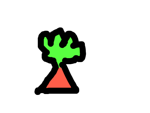 괴상한 나무 : 괴상한 나무임 스케치판 ,sketchpan