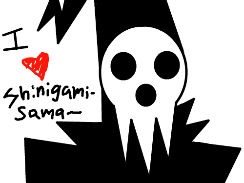 Shinigami-sama : I love him :> 스케치판 ,sketchpan