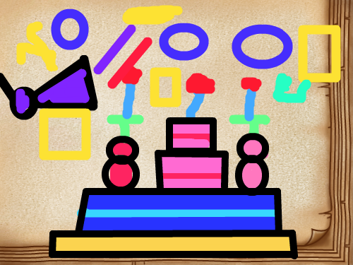 케이크 : 굴포초남상진 스케치판 ,sketchpan