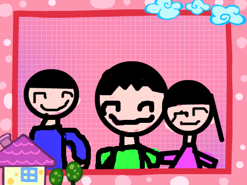 가족 : 굴포초남상진 스케치판 ,sketchpan