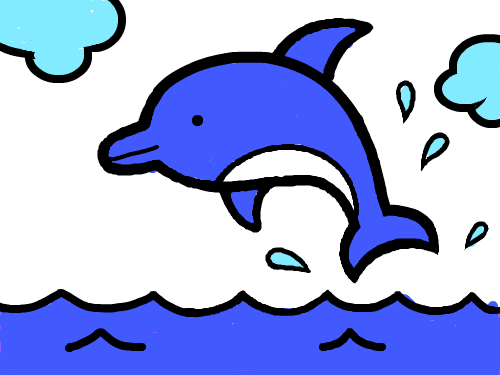 돌고래 : 굴포초 정지연 스케치판 ,sketchpan