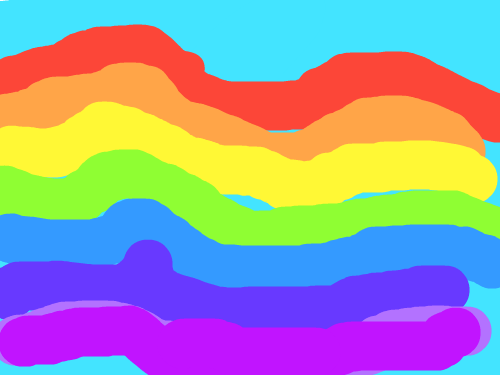 무지개 : 굴포초우찬민 스케치판 ,sketchpan