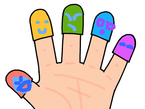 손가락 : 굴포초우찬민 스케치판 ,sketchpan