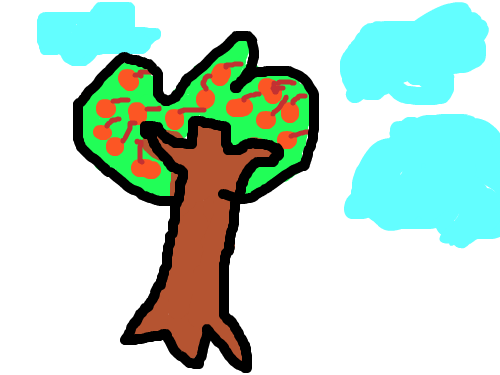 사과나무 : 굴포초김현진 스케치판 ,sketchpan