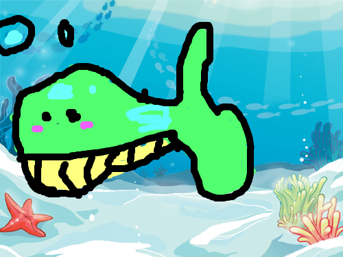 고래 : 굴포초김현진 스케치판 ,sketchpan