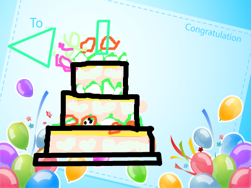 케이크 : 굴포초김현진 스케치판 ,sketchpan