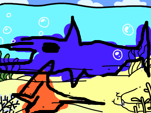 바닷속 : 굴포초안병준 스케치판 ,sketchpan