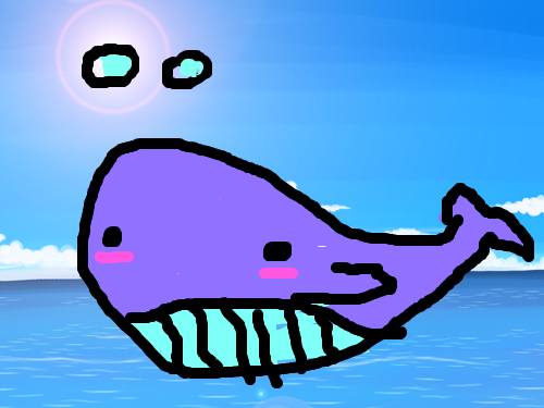 고래 : 굴포초김수 스케치판 ,sketchpan