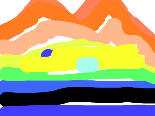 무지개 : 굴포초이준희 스케치판 ,sketchpan