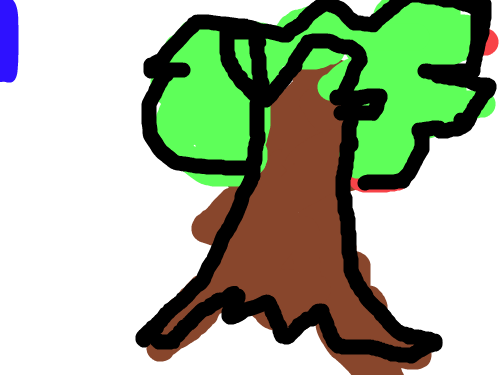나무 : 굴포초정민용 스케치판 ,sketchpan