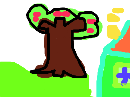 사과나무 : 굴포초김보민 스케치판 ,sketchpan